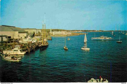 Etats-Unis - Annapolis - Spa creek - a visit by the replica of the america famed 19th century racing yacht attracts the