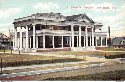 US St Edward's Infirmary Fort Smith Arkansas vintage postcard B950