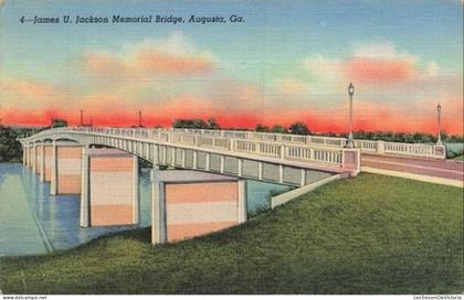 ETATS UNIS - Augusta - James U Jackson Memorial Bridge - Pont - CPA