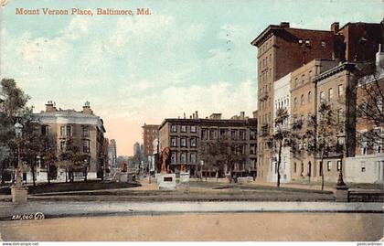 Usa - BALTIMORE (MD) Mount Vernon Place
