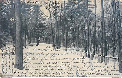CPA Amérique > Etats-Unis > MA - Massachusetts > Boston 1909 Park Snow Boulevard Station