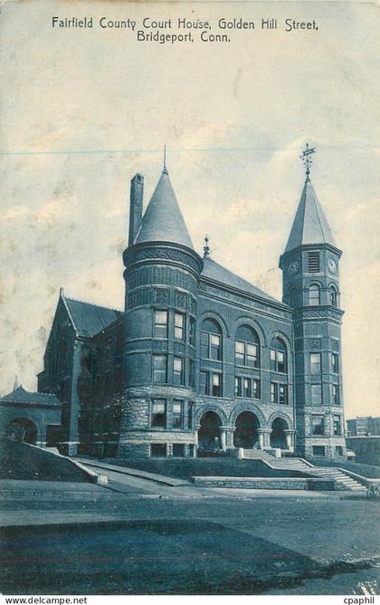 CPM Bridgeport Conn Fairfield County Court House Golden Hill Street