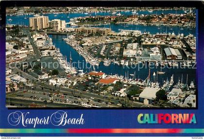 Newport Beach Aerial viewof the west end of Newport Bay