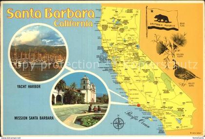 Santa Barbara California Yacht Harbor Mission Santa Barbara
