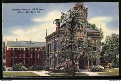 AK Cedar Rapids, IA, Masonic Library and Museum