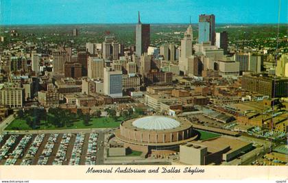 CPM Memorial Auditorium and Dallas Skyline Texas