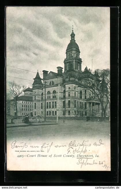 AK Davenport, IA, Court House of Scott County
