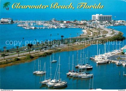 Clearwater Beach Clearwater Marina Aerial view