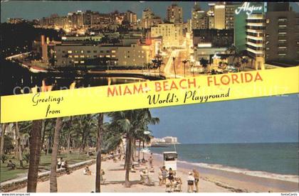 Miami Beach Beach and Skyline