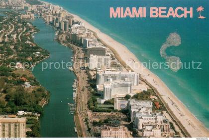 Miami Beach Fliegeraufnahme Hotels from Shawnee and Fontainebleau Hilton