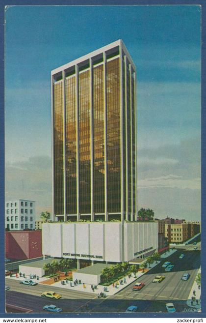 National Bank Building Fort Wayne Indiana, gelaufen 1969 (AK5769)