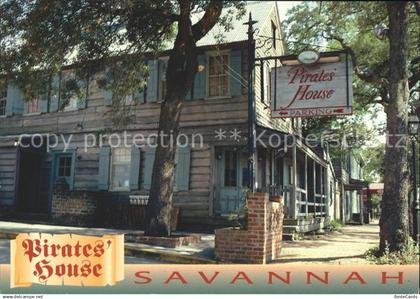 Savannah Georgia Pirates House Restaurant