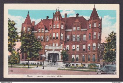 Postcard, United States, Hamilton OH, Mercy Hospital