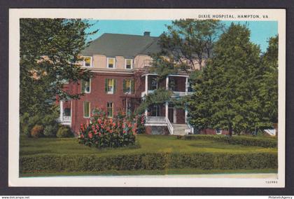 Postcard, United States, Hampton VA, Dixie Hospital