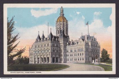 Postcard, United States, Hartford CT, State Capitol