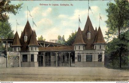 CPA Covington Kentucky USA, Eingang zur Lagune