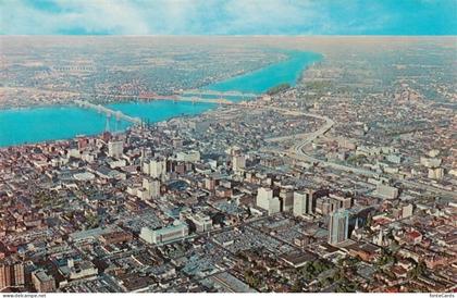 Louisville Kentucky USA Ohio River with Jeffersonville Indiana in the background