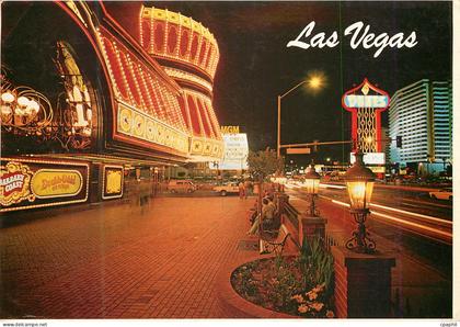 CPM Las vegas view south through the glitterling lights of Las vegas famous stip