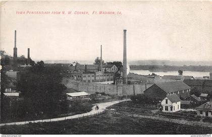 lot385  USA Iowa Penitentiary from NW Corner Ft Madison