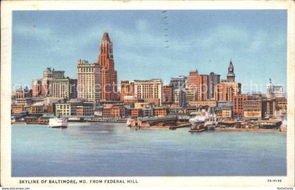 Baltimore Maryland Skyline