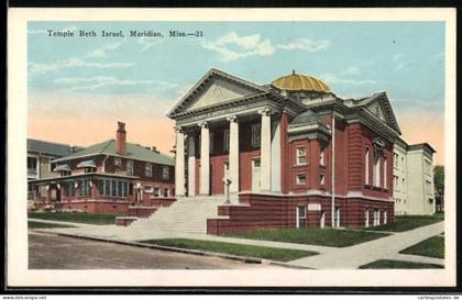 AK Meridian, MS, Temple Beth Israel, Synagoge