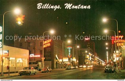 Billings Montana Night Scene