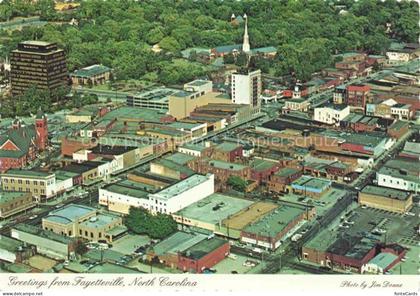 Fayetteville North Carolina USA Aerial view