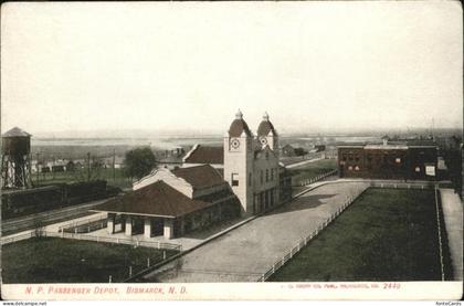 Bismarck North Dakota N.P. Passenger Depot