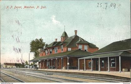 Mandan NP Depot Railway