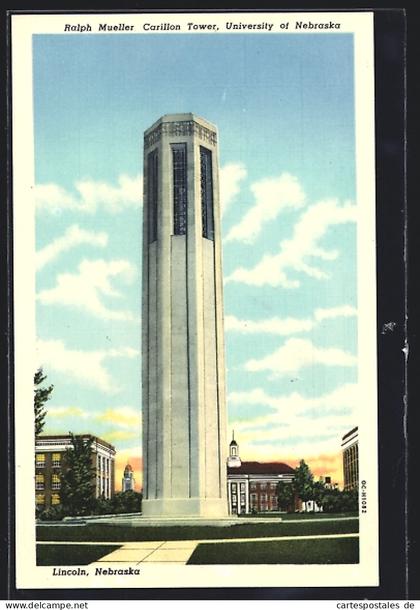 AK Lincoln, NE, Ralph Mueller Carillon Tower, University of Nebraska