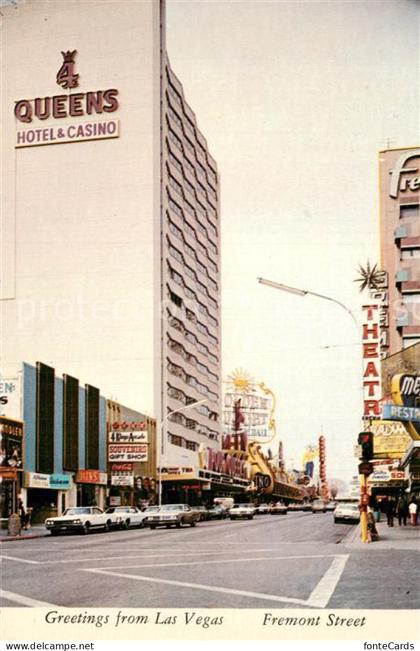 Las Vegas Nevada Fremont Street Queens Hotel and Casio