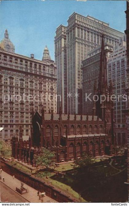 New York City Broadway and Wall Street