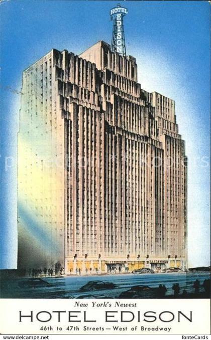 New York City Hotel Edison