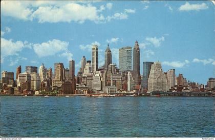 New York City Lower Manhatten Skyline Wall Street District Skyscraper