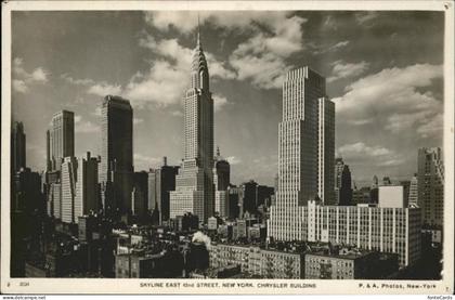 New York City Skyline East Chrysler Building