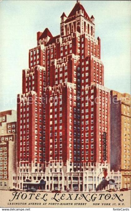 New York N.Y. Hotel Lexington