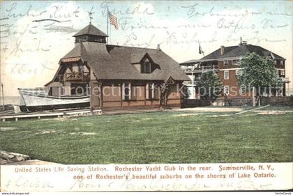 Rochester New York Yacht Club in the rear Summerville