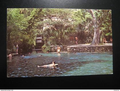 JUNIPER SPRINGS Recreational Area Ocala National Forest Florida cancel PAISLEY 1980 to Sweden postcard USA