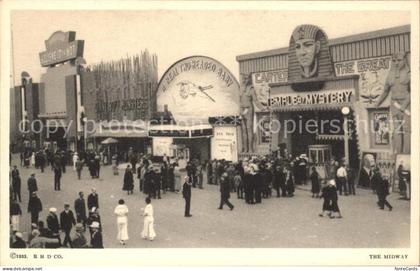 Chicago Illinois Official Card of Century of Progress World s Fair the Midway