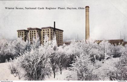 * DAYTON - Winter Scene, National Cash Register Plant
