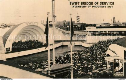 Expositions Century of Progress Chicago 1934 Swift Bridge of Service