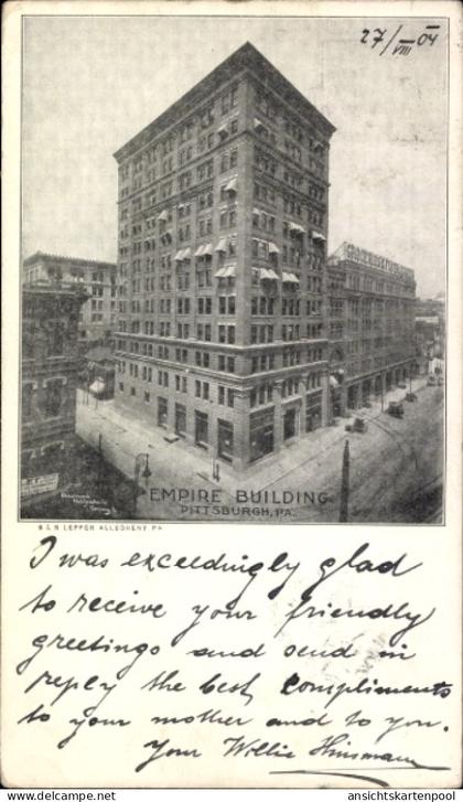 CPA Pittsburgh Pennsylvania USA, Empire Building, PA, Lepper Allegheny PA,