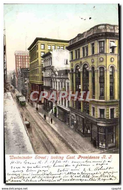 CPA Westminster Street Looking East Providence R I