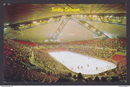 Postcard, United States, Seattle WA, Seattle Coliseum