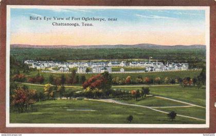 Chattanooga Tennessee USA Bird's eye view of Fort Oglethorpe
