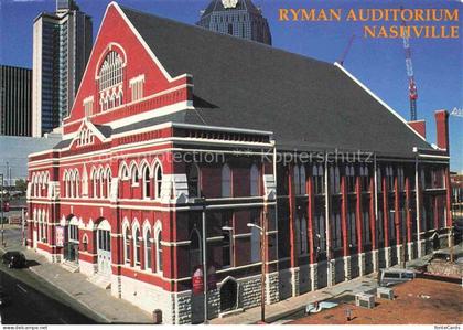 Nashville Tennessee Ryman Auditorium