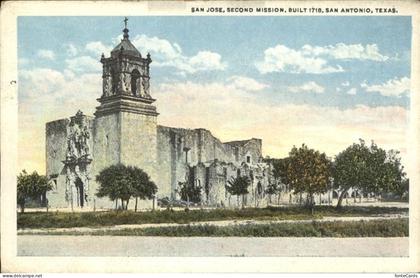 San Antonio Texas San Jose Second Mission built 1718