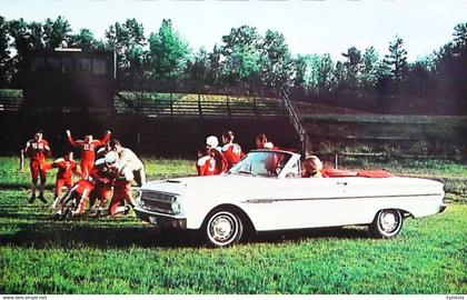 ► FORD  Falcon convertible  & American football  -  For Us local dealer car 1963