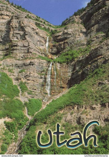 ETATS UNIS - Utah - Smith Southwestern - Provo Canyon - site touristique - nature - Bridal - Veil Falls - Carte postale