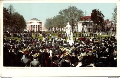 CPA Charlottesville Virginia USA, Tag der Amtseinführung Univ of VA